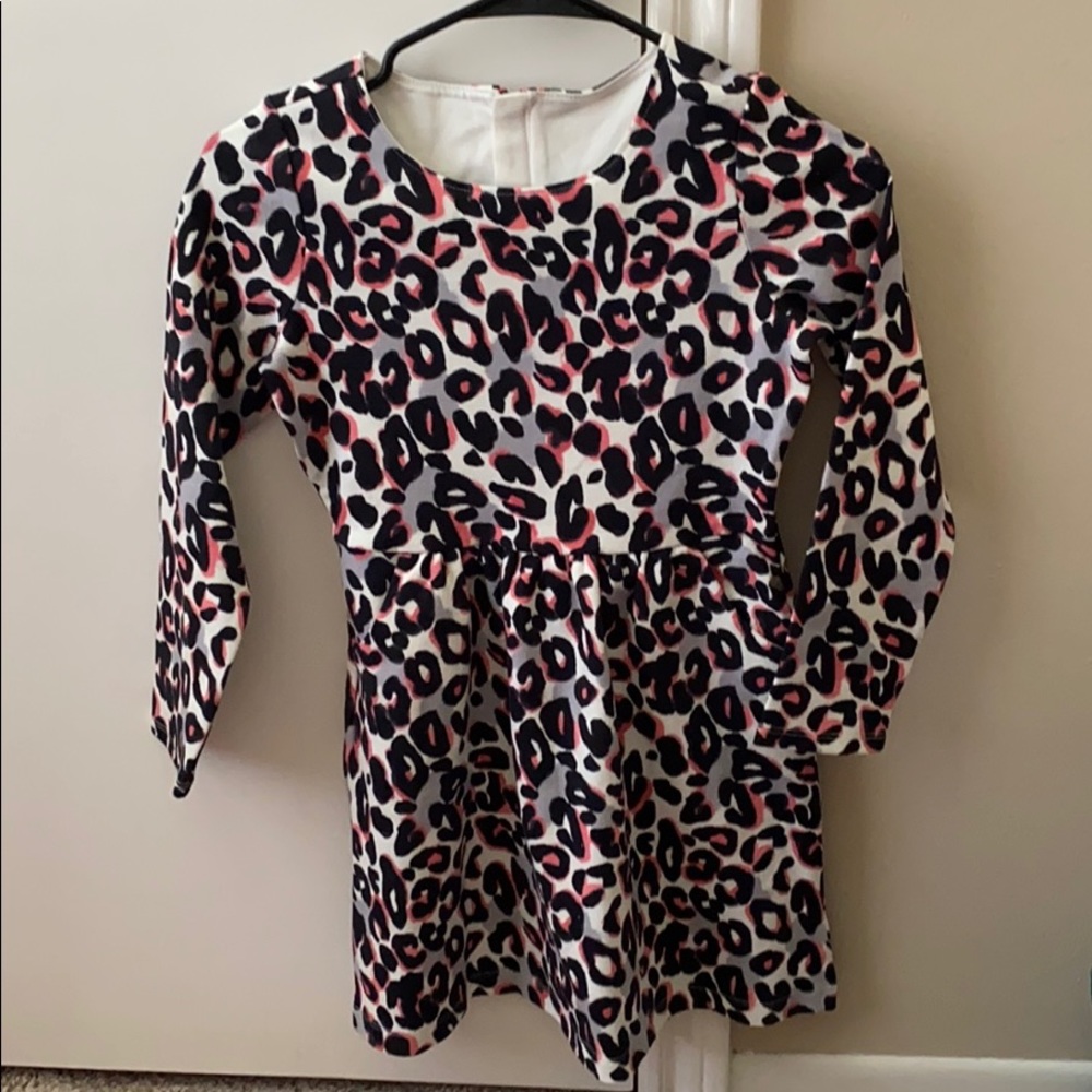 NWT Gymboree LS Leopard print dress 8